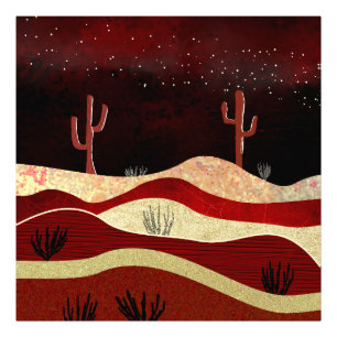 Desert Night Photo Print