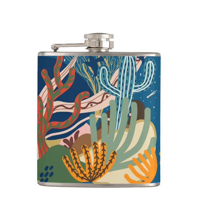 Desert Nights Hip Flask (Front)