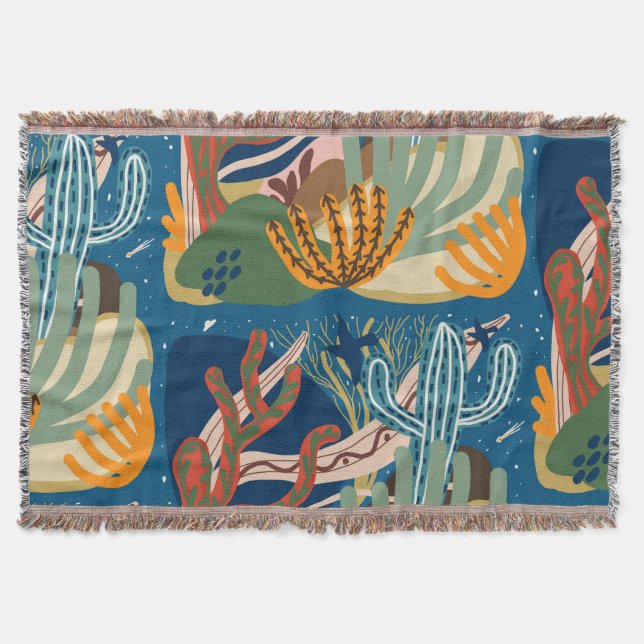 Desert Nights Throw Blanket (Front)