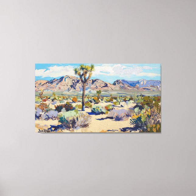 Desert Oasis Canvas Print (Front)