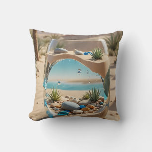Desert Oasis Glass Pillow