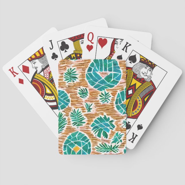 Desert Oasis Inspired Playing Cards (Back)