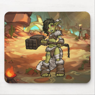 Desert Orc Warrior Mouse Mat
