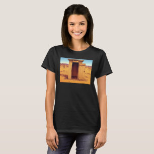 Desert Outhouse women black T-shirt