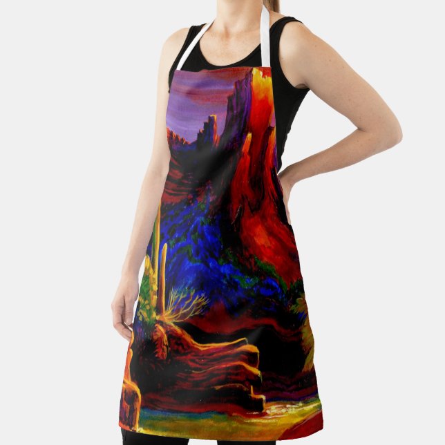 Desert Painted by Sunset Apron (Insitu)
