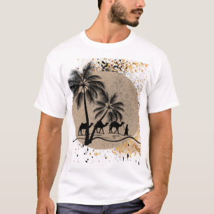 Desert Palms and Camels Tee