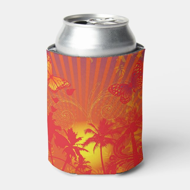 Desert Palms Design   Can Cooler (Can Front)