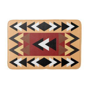 Desert Pattern Southwest  Bath Mat
