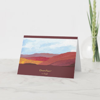 Desert Peace Greeting Card