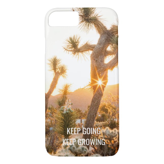 Desert Photo Gift with Quote Case-Mate iPhone Case (Back)