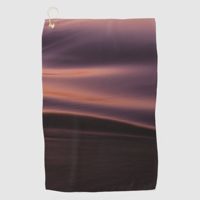 Desert Photography Sahara Dusk Dark Night Sand Golf Towel (Front)