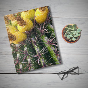 Desert Prickly Pear Cactus Blooming Flower Jigsaw Puzzle
