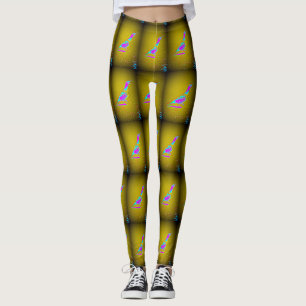 desert quail standing yellow leggings