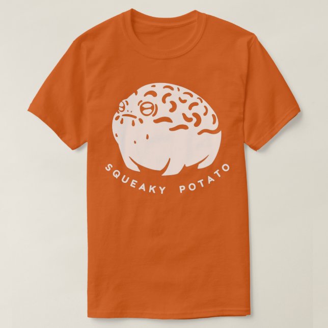 Desert rain frog cute squeaky amphibian potato  T-Shirt (Design Front)