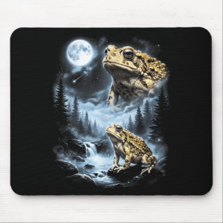 Desert Rain Frog Howling At Moon 90s Retro Mouse Mat