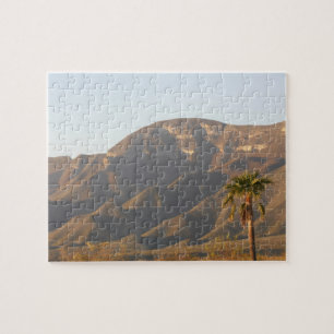 Desert ranch landscape near Monterey, Mexico. Jigsaw Puzzle
