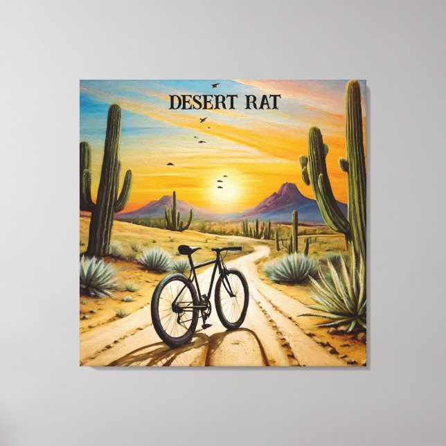Desert Rat, customisable Canvas Print (Front)