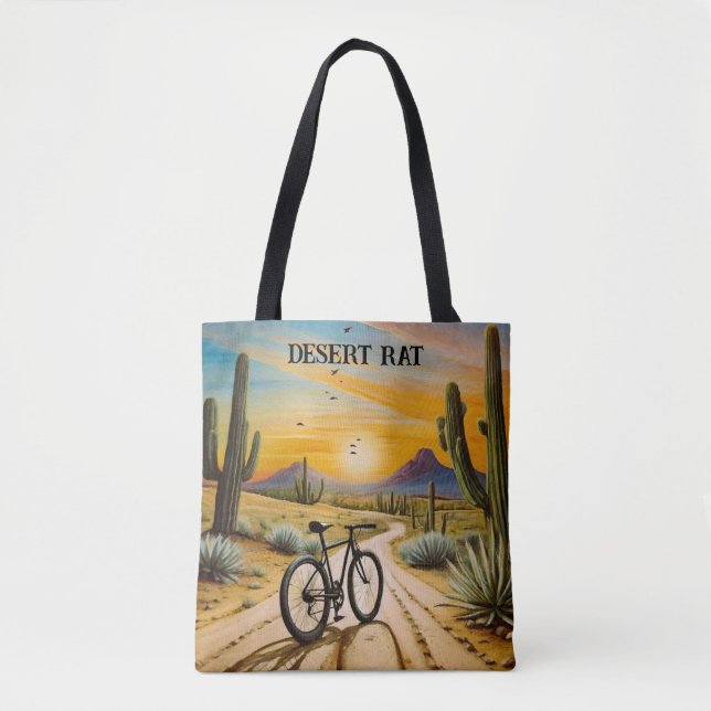 Desert Rat, customisable Tote Bag (Front)