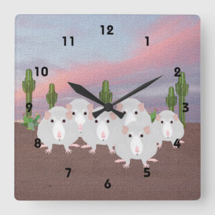 Desert Rats Clock