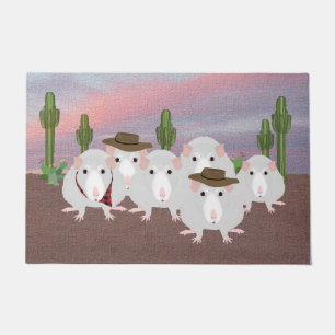 Desert Rats Large Doormat