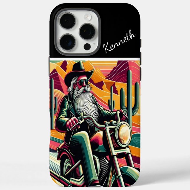 Desert Rider's Sunset Cruise Case-Mate iPhone Case (Back)