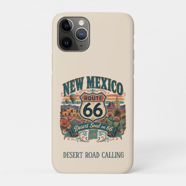 Desert Road Calling Travel Essential Case-Mate iPhone Case (Back)