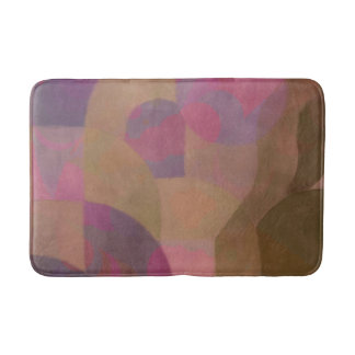 Desert Rose Arches – Warm Abstract Geometry Bath Mat
