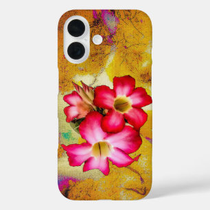 Desert Rose Flowers on Sand iPhone 16 Case
