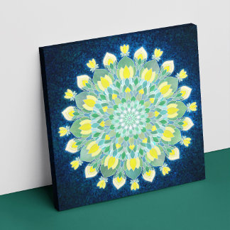 “Desert Rose Nocturne” Canvas Print