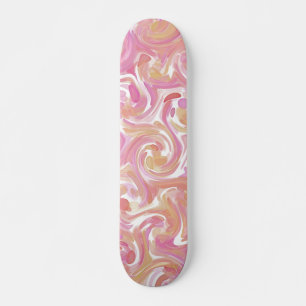 Desert Rose Swirl Skateboard
