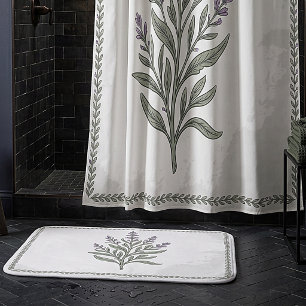 Desert Sage botanical Bath Mat