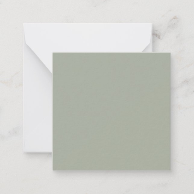 Desert Sage Solid Colour Card (Front)