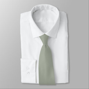 Desert Sage Solid Colour Tie