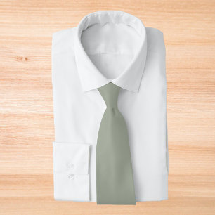Desert Sage Solid Colour Tie