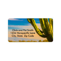 Desert Saguaro Cactus Old West Cartoon Template