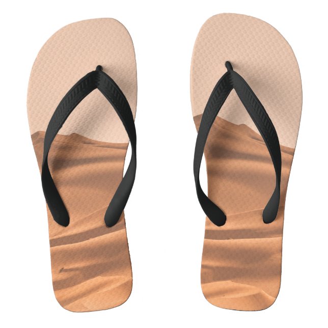 desert, sand dune flip flops (Footbed)