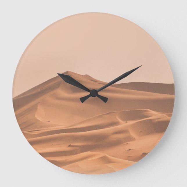 Desert, sand dune large clock (Front)