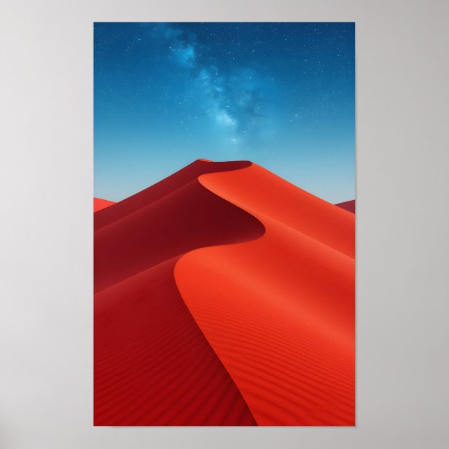 Desert Sand Dune Poster (Front)