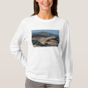 Desert Sand Dunes and Snow-Capped Mountains T-Shirt