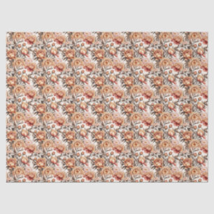 Desert Sand Floral Tissue Paper