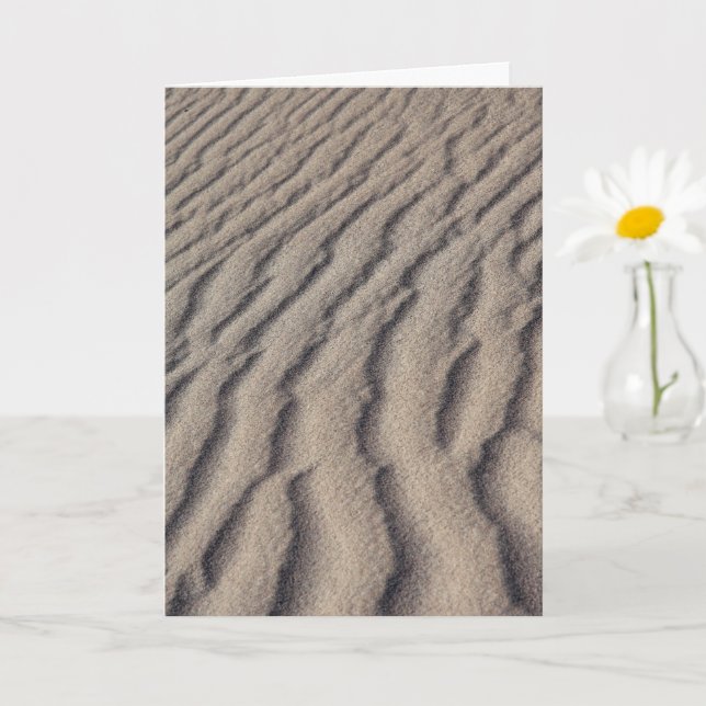 Desert sand ripples card (Small Plant)