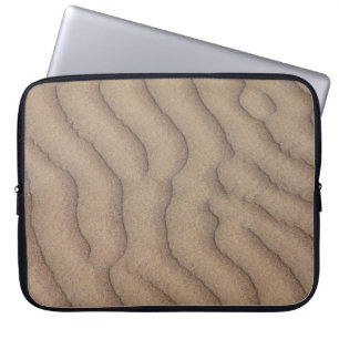 Desert sand ripples laptop sleeve