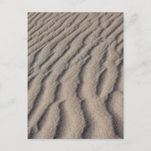 Desert sand ripples postcard