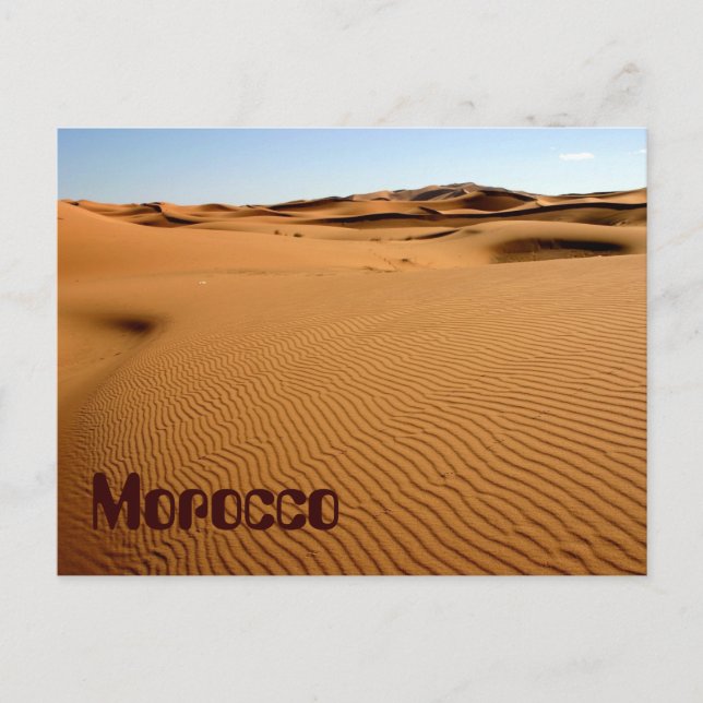 Desert Sands of Morocco Postcard (Front)