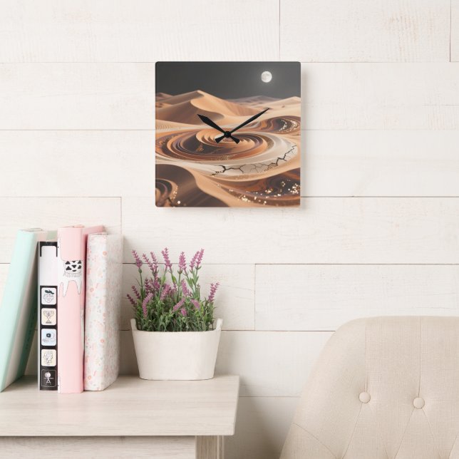 Desert Sands Wall Clock (Reading Room)