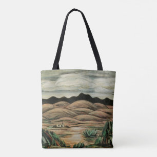 Desert Scene by Marsden Hartley, Vintage Fine Art Tote Bag