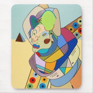 "Desert Scene" by Ruchell Alexander Mouse Mat