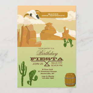 Desert Scene Invitation