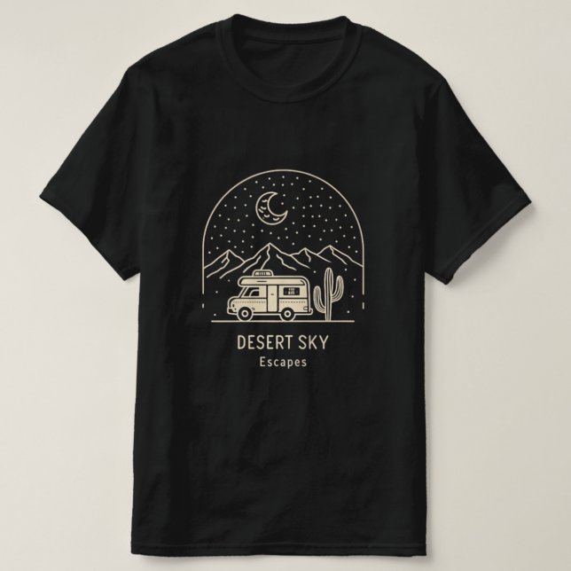  Desert Sky Escapes T-Shirt (Design Front)