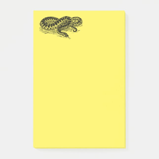 Desert Snake Post-it Notes (Front)